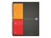 Oxford Activebook - Cahier à spirale A4+ - 160 pages - petits carreaux (5x5 mm)