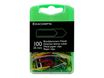 Exacompta - 100 Trombones attaches-lettres - 25 mm - couleurs assorties