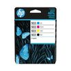 HP 903 Pack de 4 - noir et 3 couleurs - cartouche d'encre originale (6ZC73AE)