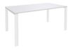 Bureau simple IRIS - L140 cm - Pieds blanc - plateau Blanc perle
