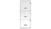Classeur 3 tiroirs pour dossiers suspendus - 95,7 x 40 x 40 cm - blanc