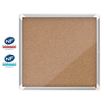 Nobo - Vitrine d'affichage - 6 feuilles A4 - surface liege - porte battante