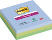 Post-it - 3 Blocs notes Super Sticky Oasis - ligné - 101 x 101 mm - couleurs assorties