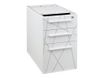 Caisson bout de bureau Sunday - L42XH71xP60 cm - blanc graphic