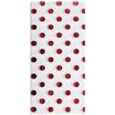 Clairefontaine - 3 feuilles de papier de soie - 50 x 70 cm - blanc/rouge