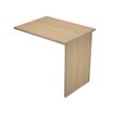 Retour direct pour Bureau Trend pieds panneau - L80 - plateau imitation chêne