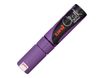 UNI CHALK - Marqueur craie - pointe biseau large - violet