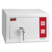 Reskal SM1 Premium - Coffre-fort 9,9L à clé - acier blanc