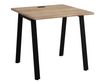 Bureau MAMBO - 80 cm - Pieds métal - Chêne Sonoma/noir