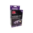 3584770889562-cartouche compatible Brother LC225XL/LC227XL - Pack de 5 - noir x2, cyan, magenta, jaune - -Angle gauche-0