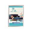 Promocome Clipframe - Cadre d'affichage clippant - coins carrés - 60 x 80 cm