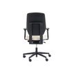 3760185029339-Fauteuil de bureau ROMEO - accoudoirs en option - beige, base noire-Arrière-11