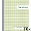 Exacompta - 10 Manifolds Carnets de livraisons - 50 dupli - 18 x 21 cm