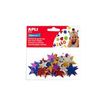 8410782134855-Apli - Sachet de gommettes en mousse - étoiles pailletées-P_13485_1-0