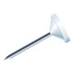 Exacompta - 100 Épingles tête plate - 5 mm - blanc