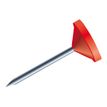 Exacompta - 100 Épingles tête plate - 5 mm - rouge