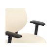 3760185029339-Fauteuil de bureau ROMEO - accoudoirs en option - beige, base noire-Gros plan-7