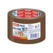 Tesapack Extra Strong - 3 Rubans adhésifs d'emballage - 50 mm x 66 m - havane