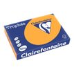 Clairefontaine Trophée - Papier couleur - A4 (210 x 297 mm) - 120 g/m² - Ramette de 250 feuilles - clémentine