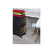 9002491326714-Exacompta Office - Roulettes pour armoire à tiroirs - noir-Angle droit-7