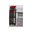 9002491326714-Exacompta Office - Roulettes pour armoire à tiroirs - noir-Angle droit-6