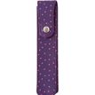 Oberthur Miss - Étui simple pour stylo - violet/pois fuchsia