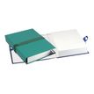 3130632006334-Exacompta - 10 Chemises extensibles 1 rabat à sangle scratch - vert foncé-Angle gauche-1
