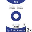 3130631105038-Exacompta - 12 Packs de 100 Fiches Bristol - 12,5 x 20 cm - unies - non perforées - blanc--0