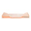 9002493019911-Exacompta COMBO Glossy - Corbeille à courrier orange translucide-Avant-0