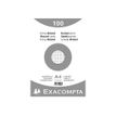 3130631102068-Exacompta - 10 Packs de 100 Fiches Bristol - A4 - petits carreaux - non perforées - blanc-Avant-1