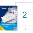 3270241190168-Apli Agipa - 200 Étiquettes adhésives blanches multi-usages - 210 x 148,5 mm - coins droits - réf 11--0