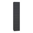 Colonne à clapets - L41 x H198 x P35  - 10 clapets - anthracite