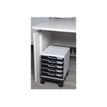 9002491326714-Exacompta Office - Roulettes pour armoire à tiroirs - noir-Angle droit-4