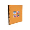 3130630151173-Exacompta Milano - Album photos 32 x 32 cm - 60 pages - orange-Angle gauche-1