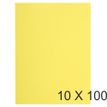 Exacompta Flash - 10 Paquets de 100 Sous-chemises recyclées - 80 gr - canari