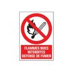 8711234129130-Pickup - Panneau Flammes nues interdites - 230 x 330 mm-Avant-0