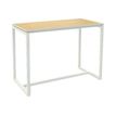 Table haute EASYDESK - L114 x P75 x H110 cm - plateau hêtre