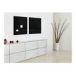 4004360887741-Sigel Artverum - Tableau magnétique en verre - 48 x 48 cm - noir-Angle gauche-6