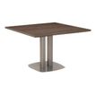 3483600396006-Table carrée VERMONT - L115 x H75 x P115 - Noyer fumé-Angle gauche-0