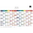 3371010201181-Quo Vadis Arc en Ciel - Calendrier horizontal 12 mois sur 1 face - 43 x 65 cm--0