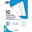3240180237088-La Couronne - 10 Pochettes bulles - 270 x 360 mm - autocollant - blanc--0