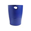 9002493037052-Exacompta Ecobin - Corbeille à papier 15L - bleu nuit-Avant-1