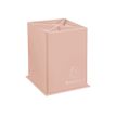 9002493099869-Exacompta Aquarel - Pot à crayons en carton - 4 compartiments - corail-Angle gauche-1