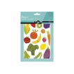 3609510910303-Maildor - 6 feuilles gommettes fruits et légumes-Avant-2