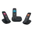 4250366841229-Gigaset A540 Trio - téléphone sans fil + 2 combinés supplémentaires - noir-Avant-0