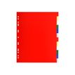 Exacompta - Intercalaire 12 positions - A4 Maxi - polypropylène coloré