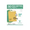 3329680575507-Clairefontaine - enveloppe - taille 24 - 260 x 330 mm - extrémité ouverte - brun - pack -P_300038137_2-1
