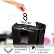043859647422-Fellowes Powershred M-8C - destructeur de documents coupe croisée - 8 feuilles - Corbeille 15 litres--2