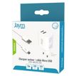 3701263503396-JAYM - Chargeur secteur - 2 USB + cable USB vers micro USB - blanc--2