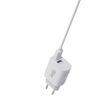 JAYM - Chargeur secteur - 2 USB + cable USB vers Lightning - blanc